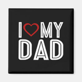 Eenvoudig ik hou van mijn vader Typografie | Magne Magneet