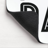 Eenvoudig ik hou van mijn vader Typografie | MUISM Muismat (Hoek)