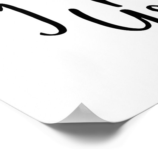 Eenvoudig ik mis u gezegde citeert poster (Hoek)