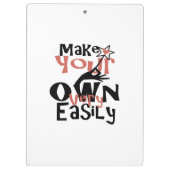 Eenvoudig in één stap uw eigen klembord (Achterkant)