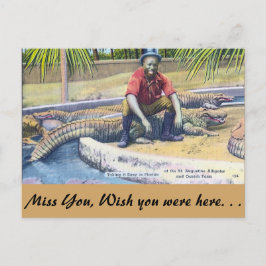 Eenvoudig in Florida Briefkaart