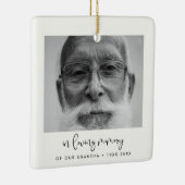 Eenvoudig in het liefdevolle geheugenbeheer keramisch ornament (Rechts)