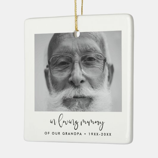 Eenvoudig in het liefdevolle geheugenbeheer keramisch ornament (Links)