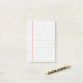 Eenvoudig ingeblikt papier post-it® notes (Op bureau)