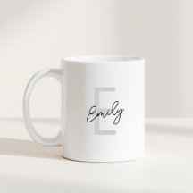 Eenvoudig Initiaal en Naam Cadeau