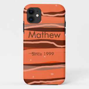 Eenvoudig initiaal Letter Monogram Naam toevoegen  Case-Mate iPhone Case