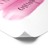 Eenvoudig inspirerend citaat ben ik genoeg bevesti poster (Hoek)