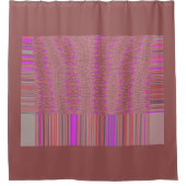 Eenvoudig inspirerend elegant badkamerpatroon douchegordijn (Voorkant)