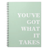 Eenvoudig Inspirerend Notitieboek (Voorkant)