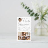 Eenvoudig Instagram Visitekaartje (Staand voorkant)