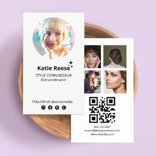 Eenvoudig Instagram Volg me Fotorooster, QR-code Visitekaartje