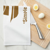 Eenvoudig is de beste keukenhanddoek (Quarter Fold)