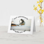 EENVOUDIG IS GEZEGDE "JE OPHALEN" OP BIRTHDAAG KAART (Gele Bloem)