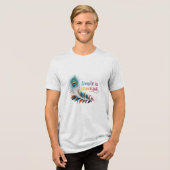 Eenvoudig is mooi - Bella+Canvas Tri-blend Shirt (Voorkant volledig)