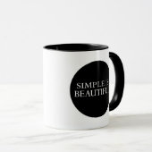 eenvoudig is mooi mok (Voorkant rechts)