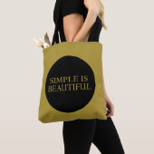 eenvoudig is mooi tote bag (Dichtbij)