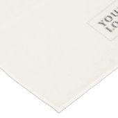 Eenvoudig Ivoor Off White Company Logo Craft Show Tafelkleed (Gekanteld)