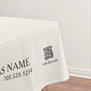 Eenvoudig Ivoor Off White Company Logo Craft Show Tafelkleed