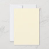 Eenvoudig Ivory Cream Modern Minimal Photo Wedding Save The Date (Achterkant)
