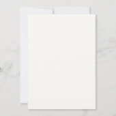Eenvoudig Ivory Elegant Minimalist Modern Wedding Save The Date (Achterkant)