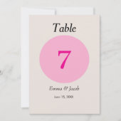 Eenvoudig Japans Kersenbloesem Kleurentabel Nummer (Voorkant)