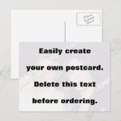 Eenvoudig je briefkaart te creëer. Verwijder de gr (Voorkant / Achterkant)