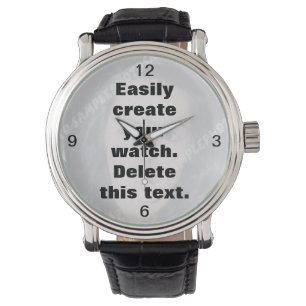 Eenvoudig je eigen aangepaste horloge creëer