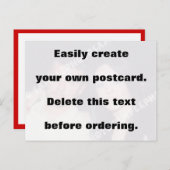 Eenvoudig je eigen briefkaart creëer (Voorkant / Achterkant)