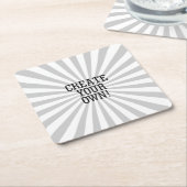 Eenvoudig je eigen Creëer in één stap hebben gespo Kartonnen Onderzetters (Schuin)