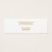 Eenvoudig je Logo toevoegen Hartelijk dank Pakket Mini Visitekaartjes (Achterkant)