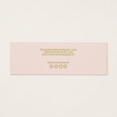 Eenvoudig je Logo toevoegen Hartelijk dank Pakket  Mini Visitekaartjes (Achterkant)