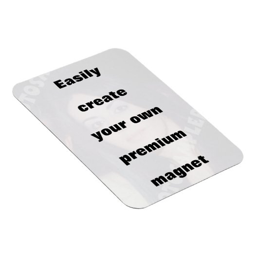 Eenvoudig je magneet creëer. Verwijder de grote te (Rechterzijde)