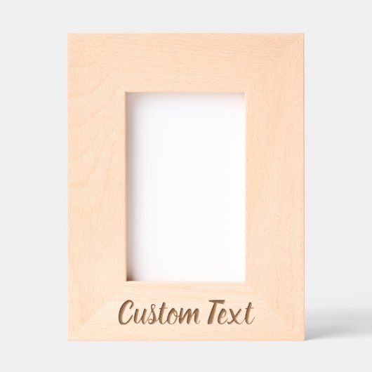 Eenvoudig Jouw tekst cursief script toevoegen (por Gegraveerde Lijstjes (Voorkant)