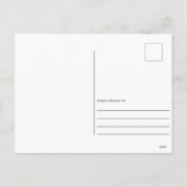 Eenvoudig Joyful Roos Gold voor moddertypografie Feestdagenkaart (Achterkant)