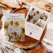 Eenvoudig kalligrafieschrift Modern minimalistisch Feestdagenkaart