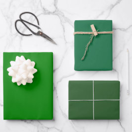 Eenvoudig kantoor lente Mughal groene tinten 3 ton Inpakpapier Vel
