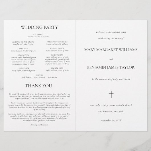 Eenvoudig katholiek programma voor massaweduwen (Voorkant)