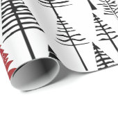 Eenvoudig kerstboom inpakpapier (Rol Hoek)