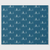 Eenvoudig kerstboomfeest met elegant cadeaupapier (Vlak)