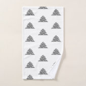 Eenvoudig kerstboommodel voor handdoeken (Handdoek)