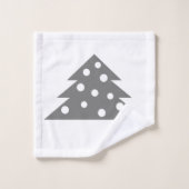 Eenvoudig kerstboommodel voor handdoeken (Wasdoekje)