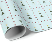Eenvoudig kerstboompapier cadeaupapier (Rol Hoek)