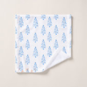 Eenvoudig Kerstboompatroon Bad Handdoek (Wasdoekje)
