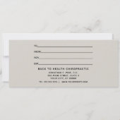 Eenvoudig kerstcadeaubon voor feestdagen (Achterkant)