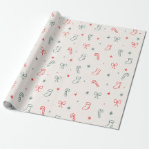 Eenvoudig kerstcadeaupapier