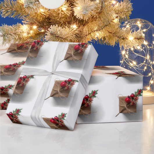 Eenvoudig kerstfeest cadeaupapier (Feestdagen)