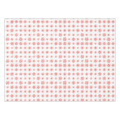 Eenvoudig kerstfeest in de Floral van White en Red Tafelkleed (Voorkant (Horizontaal))