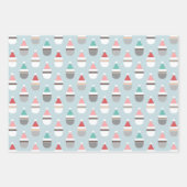 Eenvoudig kerstfeest inpakpapier vel (Voorkant)