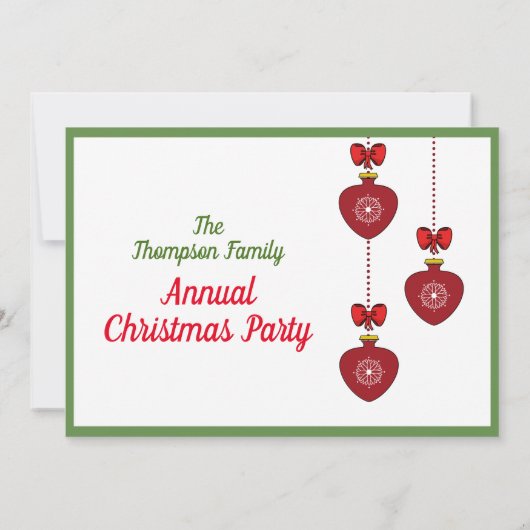 Eenvoudig kerstfeest kaart (Achterkant)