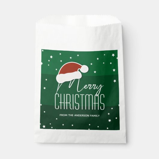 Eenvoudig kerstfeest met de Papercut-kerstkerstker Bedankzakje (Voorkant)